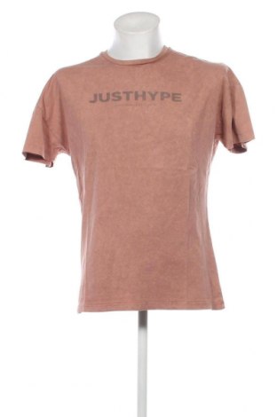 Herren T-Shirt Just Hype, Größe XXS, Farbe Rosa, Preis 7,99 €