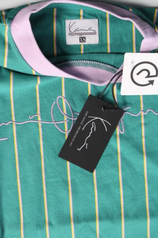 Herren T-Shirt Karl Kani, Größe XS, Farbe Grün, Preis 15,88 €