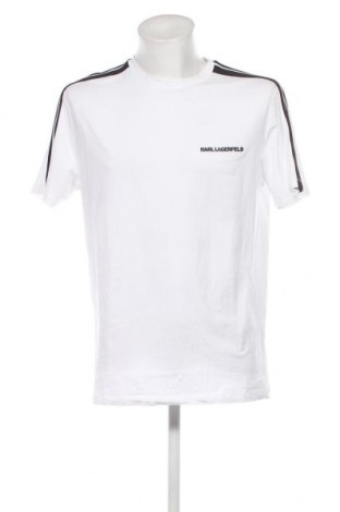 Męski T-shirt Karl Lagerfeld, Rozmiar XL, Kolor Biały, Cena 167,12 zł