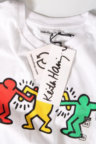 Мъжка тениска Keith Haring, Размер XS, Цвят Бял, Цена 13,95 лв.