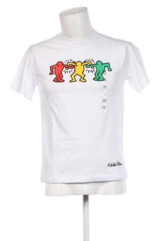 Herren T-Shirt Keith Haring, Größe XS, Farbe Weiß, Preis 7,99 €