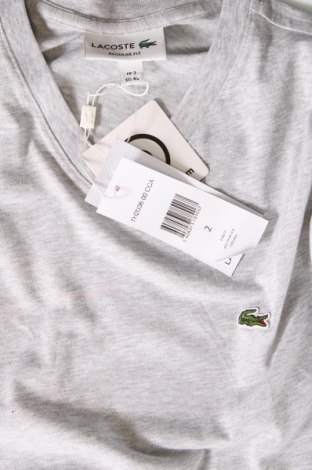 Herren T-Shirt Lacoste, Größe XXS, Farbe Grau, Preis € 37,11