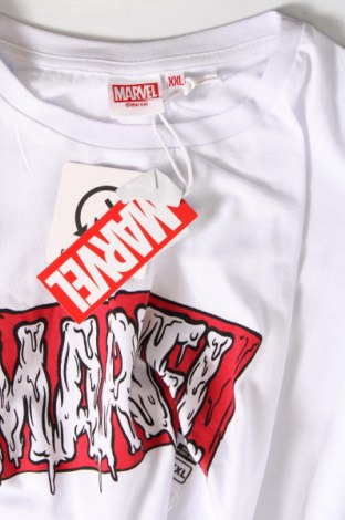 Herren T-Shirt Marvel, Größe XXL, Farbe Weiß, Preis € 9,59