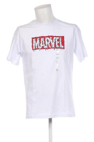 Ανδρικό t-shirt Marvel, Μέγεθος L, Χρώμα Λευκό, Τιμή 6,39 €