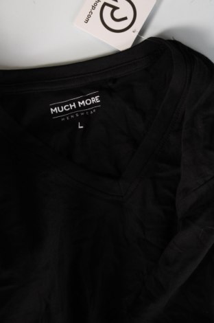 Herren T-Shirt Much More, Größe L, Farbe Schwarz, Preis € 9,05