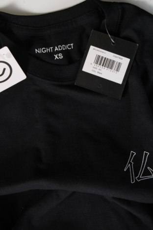 Herren T-Shirt NIGHT ADDICT, Größe XS, Farbe Schwarz, Preis 7,99 €