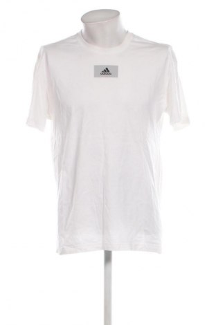 Ανδρικό t-shirt Adidas, Μέγεθος M, Χρώμα Λευκό, Τιμή 13,81 €
