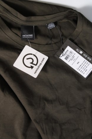 Ανδρικό t-shirt Only & Sons, Μέγεθος XXL, Χρώμα Πράσινο, Τιμή 8,12 €