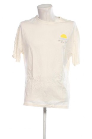 Herren T-Shirt Originals By Jack & Jones, Größe M, Farbe Ecru, Preis € 15,98