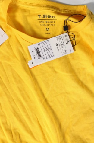 Tricou de bărbați Oviesse, Mărime M, Culoare Galben, Preț 41,45 Lei