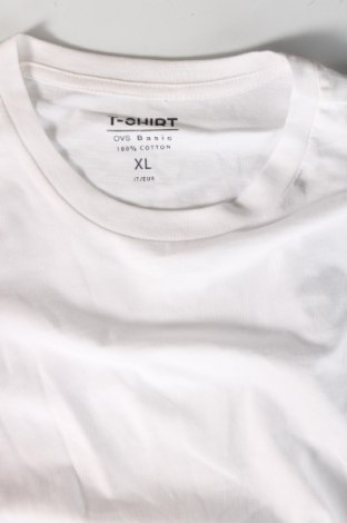 Мъжка тениска Oviesse, Размер XL, Цвят Бял, Цена 15,75 лв.