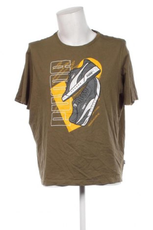 Ανδρικό t-shirt PUMA, Μέγεθος XXL, Χρώμα Πράσινο, Τιμή 16,70 €