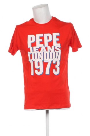 Herren T-Shirt Pepe Jeans, Größe S, Farbe Rot, Preis 25,98 €