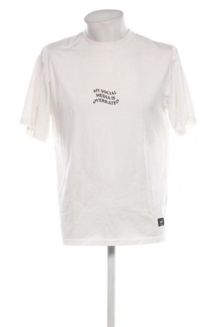 Мъжка тениска Pull&Bear, Размер S, Цвят Бял, Цена 11,55 лв.