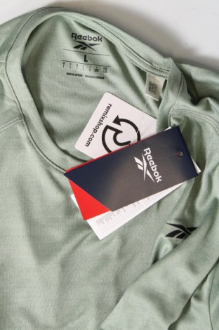 Herren T-Shirt Reebok, Größe L, Farbe Grün, Preis 17,58 €
