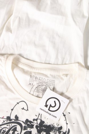 Ανδρικό t-shirt Reward, Μέγεθος XL, Χρώμα Εκρού, Τιμή 8,04 €