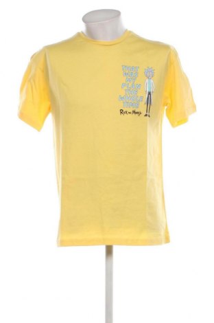 Herren T-Shirt Rick and Morty, Größe L, Farbe Gelb, Preis 11,99 €