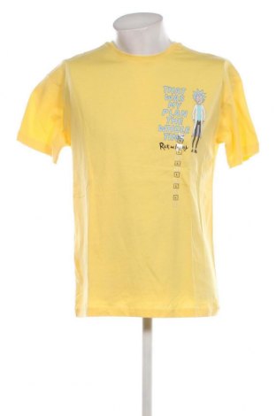 Herren T-Shirt Rick and Morty, Größe L, Farbe Gelb, Preis 11,19 €