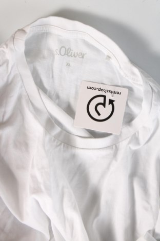 Męski T-shirt S.Oliver, Rozmiar XL, Kolor Biały, Cena 42,54 zł