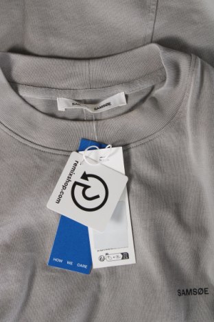 Herren T-Shirt Samsoe & Samsoe, Größe M, Farbe Grau, Preis 28,87 €