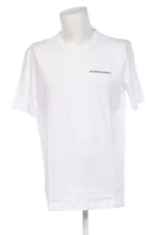 Herren T-Shirt Scotch & Soda, Größe L, Farbe Weiß, Preis € 20,41