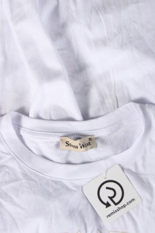 Herren T-Shirt Sensi Wear, Größe M, Farbe Weiß, Preis € 8,60
