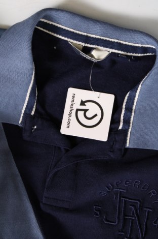 Ανδρικό t-shirt Superdry, Μέγεθος L, Χρώμα Μπλέ, Τιμή 11,34 €