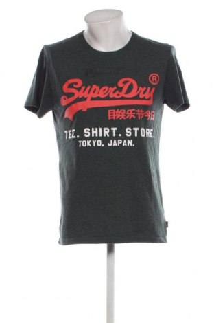 Мъжка тениска Superdry, Размер XL, Цвят Зелен, Цена 17,84 лв.