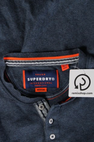 Herren T-Shirt Superdry, Größe M, Farbe Blau, Preis 12,53 €