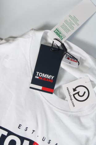 Pánske tričko  Tommy Jeans, Veľkosť M, Farba Biela, Cena  37,71 €