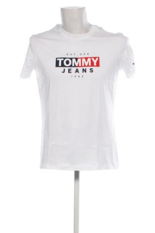 Мъжка тениска Tommy Jeans, Размер M, Цвят Бял, Цена 77,00 лв.