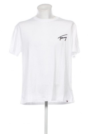 Męski T-shirt Tommy Jeans, Rozmiar L, Kolor Biały, Cena 112,88 zł