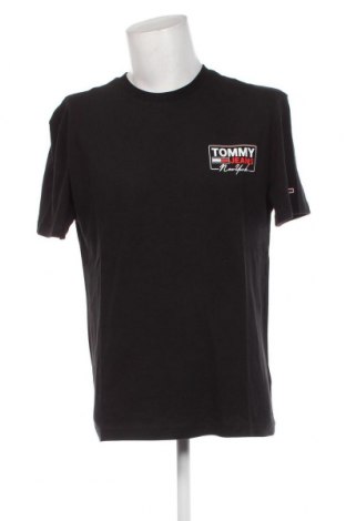 Ανδρικό t-shirt Tommy Jeans, Μέγεθος L, Χρώμα Μαύρο, Τιμή 39,69 €