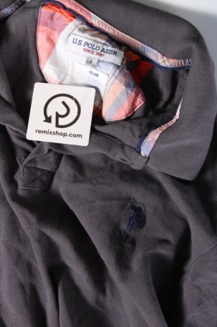Ανδρικό t-shirt U.S. Polo Assn., Μέγεθος L, Χρώμα Γκρί, Τιμή 15,46 €