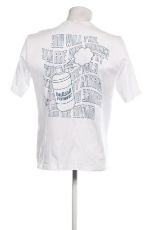 Herren T-Shirt UNFOLLOWED x ABOUT YOU, Größe S, Farbe Weiß, Preis 7,99 €