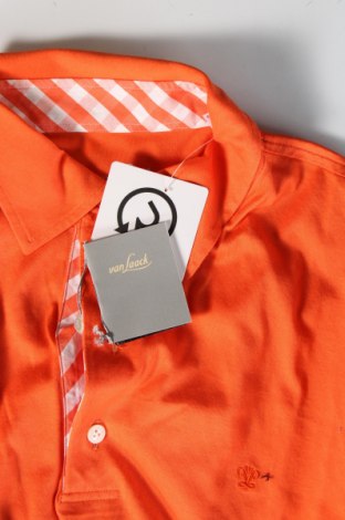 Herren T-Shirt Van Laack, Größe L, Farbe Orange, Preis € 25,90