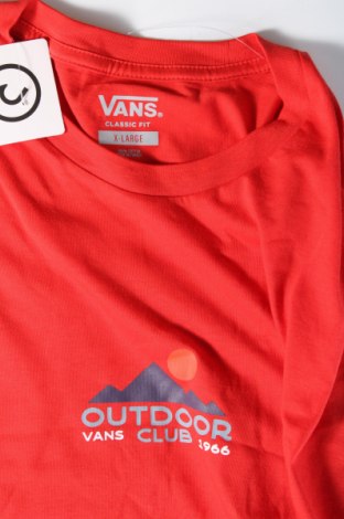 Ανδρικό t-shirt Vans, Μέγεθος XL, Χρώμα Κόκκινο, Τιμή 21,55 €