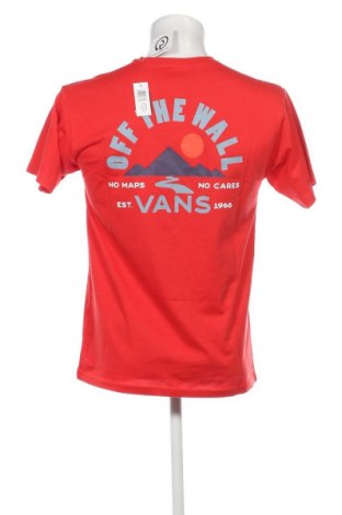 Herren T-Shirt Vans, Größe M, Farbe Rot, Preis € 22,68