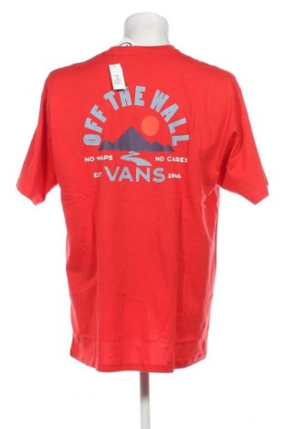 Herren T-Shirt Vans, Größe XL, Farbe Rot, Preis 22,68 €