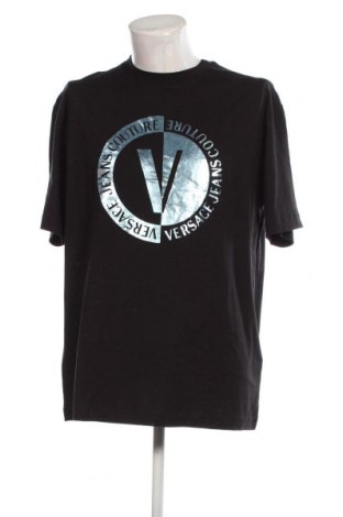 Męski T-shirt Versace Jeans, Rozmiar S, Kolor Czarny, Cena 303,86 zł