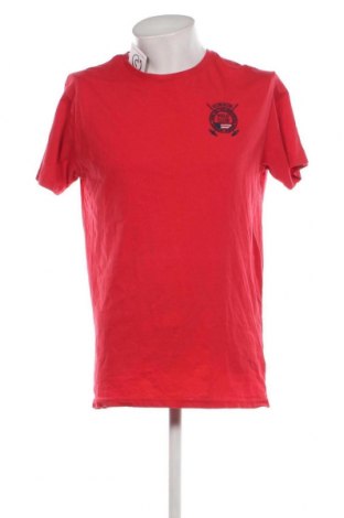 Męski T-shirt Vinson Polo Club, Rozmiar XL, Kolor Czerwony, Cena 31,46 zł