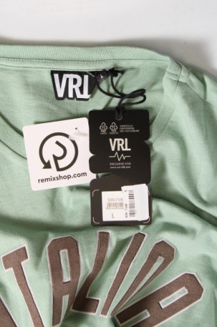 Ανδρικό t-shirt Viral Vibes, Μέγεθος L, Χρώμα Πράσινο, Τιμή 15,98 €