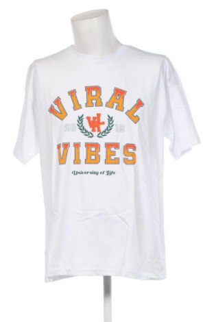 Ανδρικό t-shirt Viral Vibes, Μέγεθος XXL, Χρώμα Λευκό, Τιμή 11,99 €