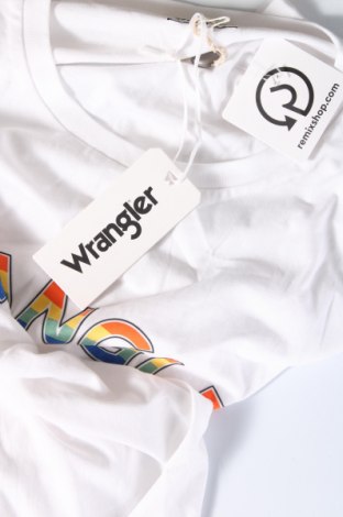 Ανδρικό t-shirt Wrangler, Μέγεθος XL, Χρώμα Λευκό, Τιμή 27,43 €