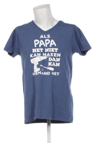 Herren T-Shirt Zeeman, Größe XXL, Farbe Blau, Preis 9,05 €