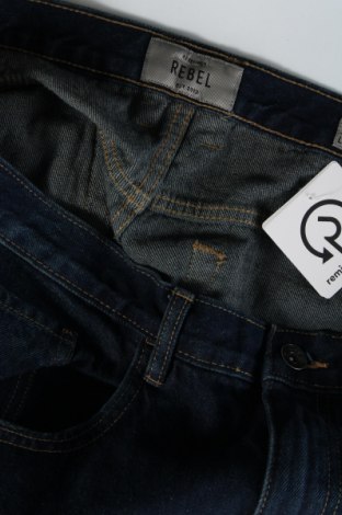 Męskie jeansy Rebel, Rozmiar XL, Kolor Niebieski, Cena 116,48 zł