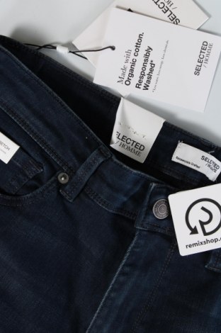 Męskie jeansy Selected Homme, Rozmiar L, Kolor Niebieski, Cena 165,26 zł