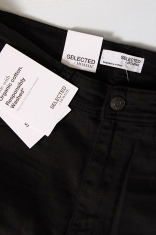 Męskie jeansy Selected Homme, Rozmiar M, Kolor Czarny, Cena 165,26 zł