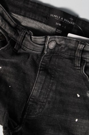 Herren Jeans Support, Größe L, Farbe Schwarz, Preis 12,11 €