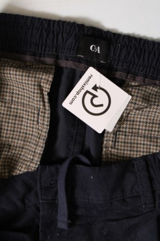 Pantaloni raiați de bărbați C&A, Mărime XL, Culoare Albastru, Preț 52,46 Lei